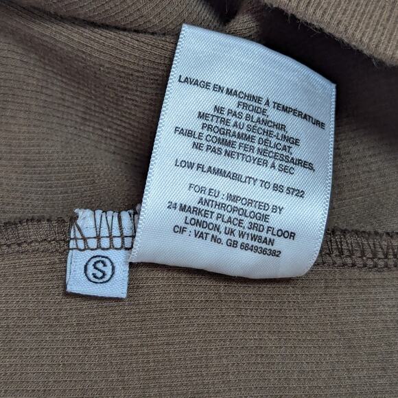 T.LA Ribbed Cutout Bodycon Midi Dress Brown Tank Style Size Small - Picture 7 of 16